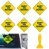 Baby on Board Sticker Car, Baby on Board Car Warning