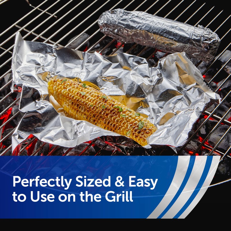 Reynolds Wrap Pre-Cut Pop-Up Heavy Duty Aluminum Foil Sheets, 14