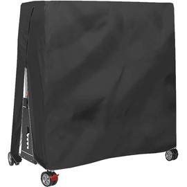 Table Tennis Table Cover, Waterproof, Windproof, UV Resistant, Heavy Duty, Oxford Fabric, Table Tennis Table Cover with Sliding Closure and Adjustable Strap, 165 x 70 x 185 cm