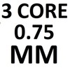 Ali's DIY 3 Core Round Black Flex Flexible Cable 3183Y