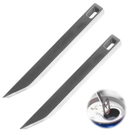 Mighty Mini Bar, Ultra Minimalist Slim Prybar Multitool, Portable Multitool EDC Gearbox, Key Ring Pry Tool, Pack of 2