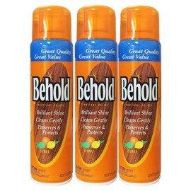 Behold Furniture Polish, Citrus, 12.5 Oz (Pack of 3)