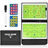 flintronic Football Tactics Board, Football Coaching Board Magnetic, Double Foldable