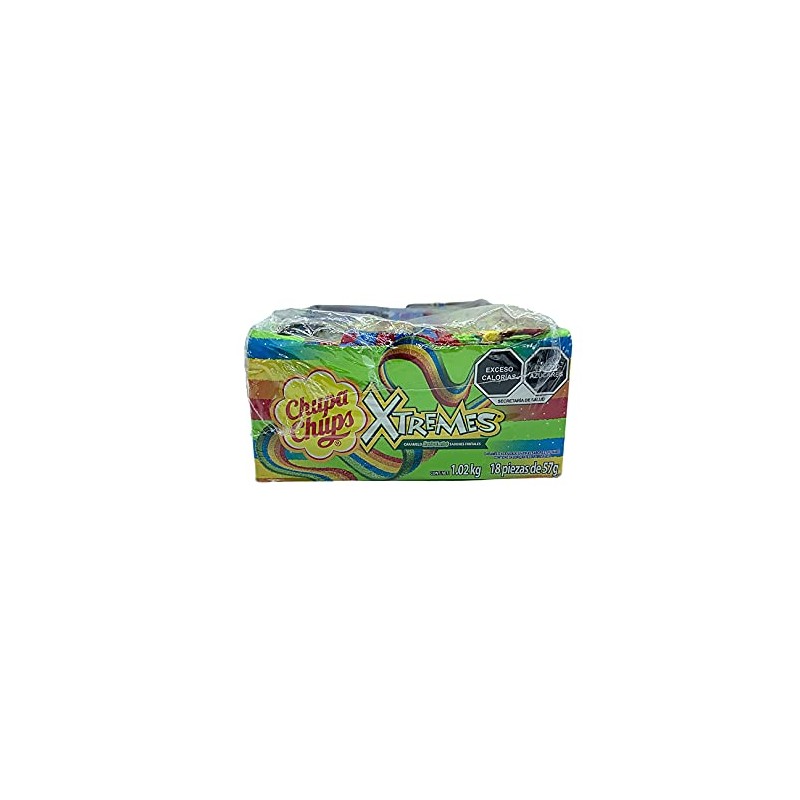 XTREMES MIx. Caramelo Acidulado. Caja 18 Piezas de 57g.