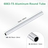M METERXITY 1-Pack 300mm 6063 Aluminum Round Tube, 14mm ID