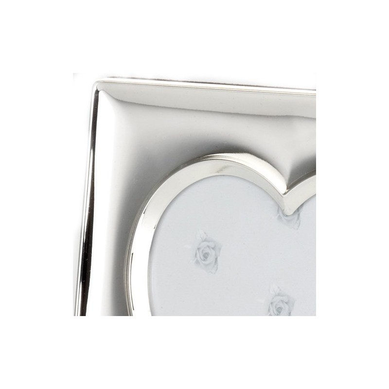 Heart Picture Frame with Silver Metal 13.5 CM