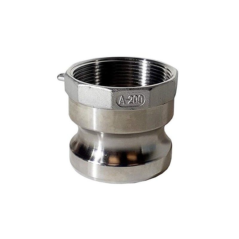 Cam & Groove A200 Fitting, 2 Inch Male Camlock Adapter