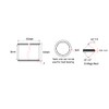 sourcing map Sleeve Bearing 8 mm Bore x 10 mm