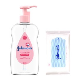 Johnson's Baby Johnson Baby Oil Mild Fragrance 300mL with Bonus Baby Moisturizer Hypoallergenic 【Amazon.co.jp Exclusive】'