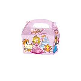 Playwrite 10 x PRINCESS Party TREAT Boxes - Loot Food Gift Snack Box