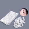 Pack of 100 Disposable Ear Muffs Transparent Ear Covers Clear