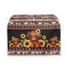Lotusorchid Highland Cow Print Toaster Cover - 4 Slice, Washable,