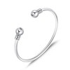 CREMATION JEWELRY FOR ASHES Stainless Steel Ashes Keepsake Cuff Bangle