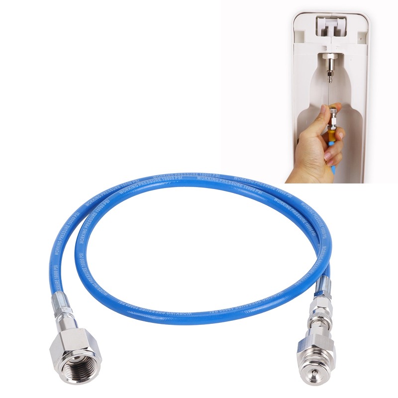 G5/8-14 1 Universal CO2 Gas Cylinder Soda Hose Adapter 1m