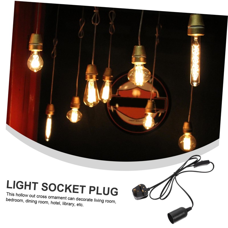 Operitacx Pendant Light Fitting Kit with Switch and Uk Plug
