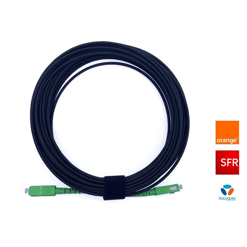 Elfcam - Armored Fiber Optic Cable SC/APC to SC/APC Simplex