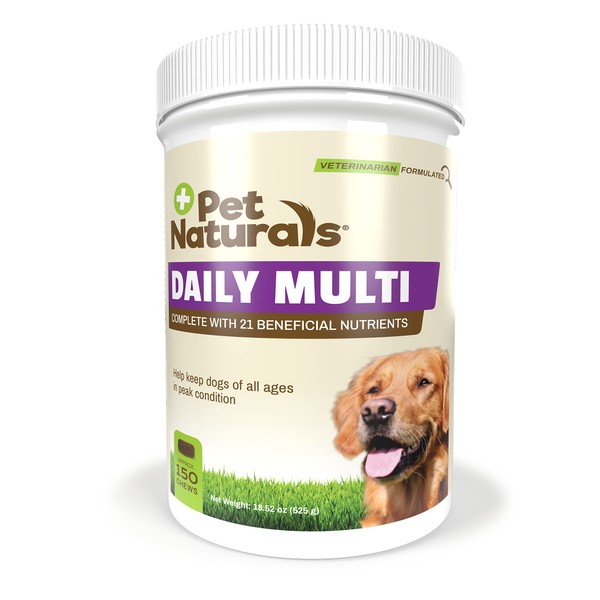 Pet Naturals Pet Naturals Daily Multivitamin for Dogs, Veggie Flavor,