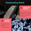 PINCTROT D Shaped Bling Comfy Steering Wheel Cover with Jumbo