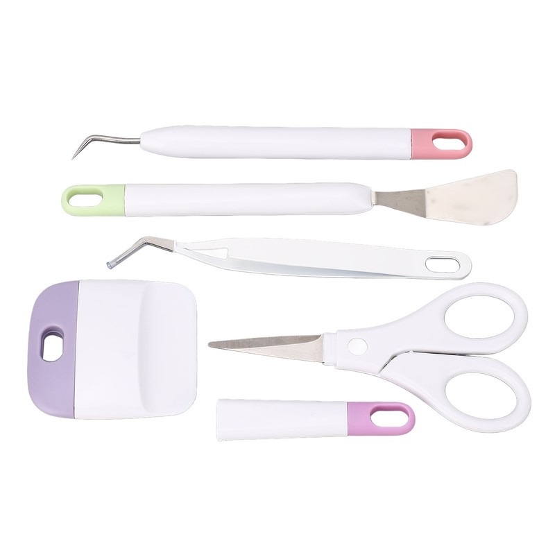 5 Pcs Vinyl Weeding Tool Set Weeder Tweezers Scraper Spatula