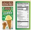 Let's Do Gluten Free Rolled Style Ice Cream Sugar Cones