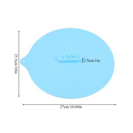 Microwave Splatter Cover, Silicone Steam Pot Lids Pressure Cooker Spill Food Seal Cover for Household Pan Covers