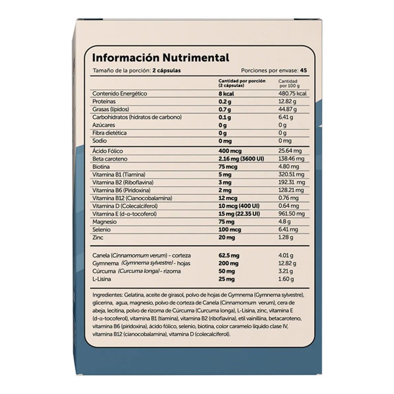 Everwital Zuckont – 90 Cápsulas de Suplemento para Control Glucémico