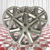Brighter Design Set of 4 15" Push-on Silver Hubcaps for