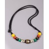 XHUUU Five Elements Agate Beaded with Cord Choker Necklaces for