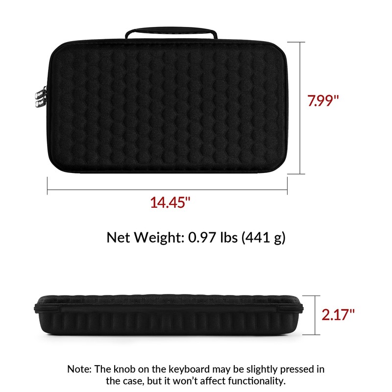 Keychron Carrying Case for K2 Series Black EVA Hard Shell