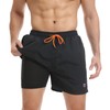JustSun Men's Quick-Drying Board Shorts with Mesh Lining and Adjustable