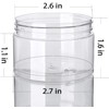 12 Pack Clear Plastic Jars Containers Plastic Mason Jars with