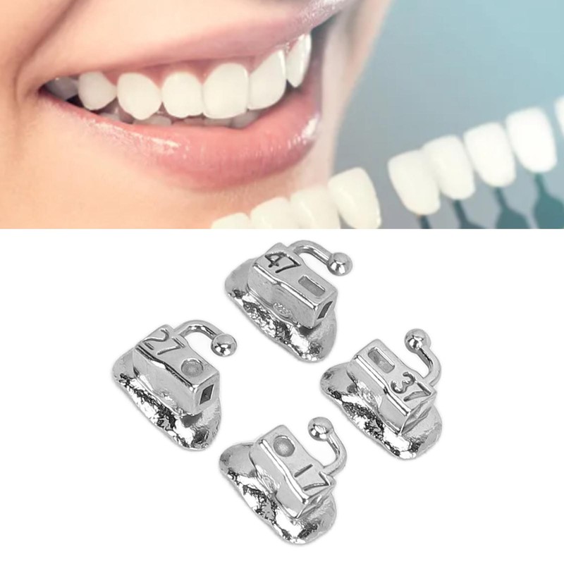 40pcs 2nd Molar Single Buccal Tube 0.022in Reduced Oral Friction