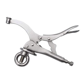 Bohrmaschine Presse Verriegelungsklemme, 22,9 cm Metall Bohrmaschine Fix Klemme, Tischhaltegriffklemme, Bohrmaschine Pressschraubstock Griffklemme für festes Werkstück, Bohren, Metallbearbeitung