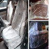 Pack of 100 Car Disposable Plastic Seat Covers Vehicle Protector