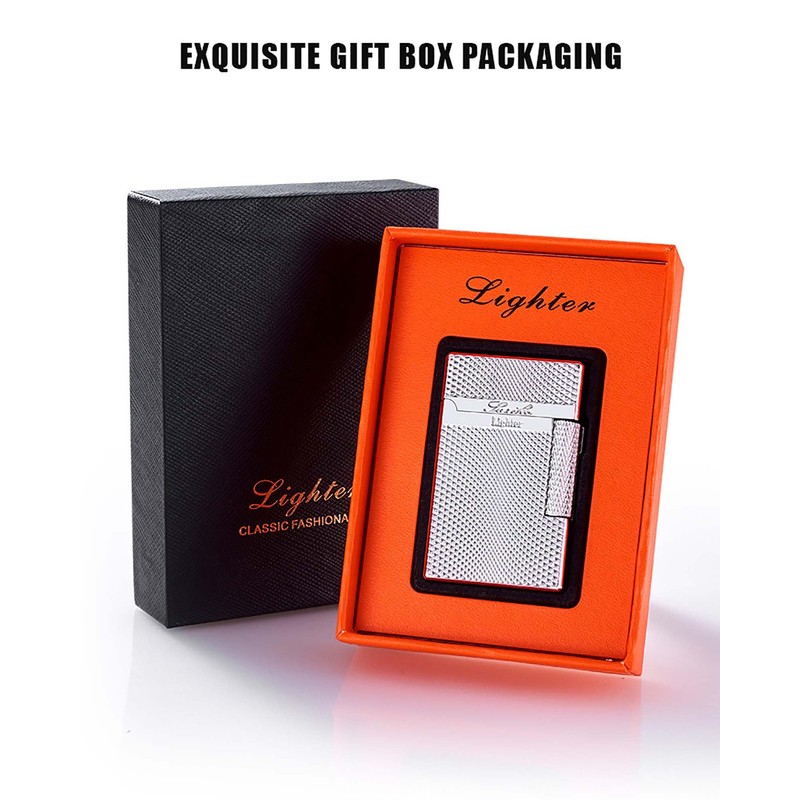 SNYYIAI Dual Flame Mode Classic Lighter, Jet Torch Lighter Soft