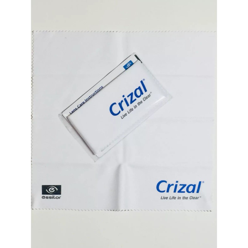 Crizal Eyeglass Cleaning Cloths Microfiber Polishing Cloth For Sunglasses Wipes