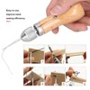 SALUTUYA Leather Sewing Awl, Leather Hand Stapler, Quilted Stitch Awl,
