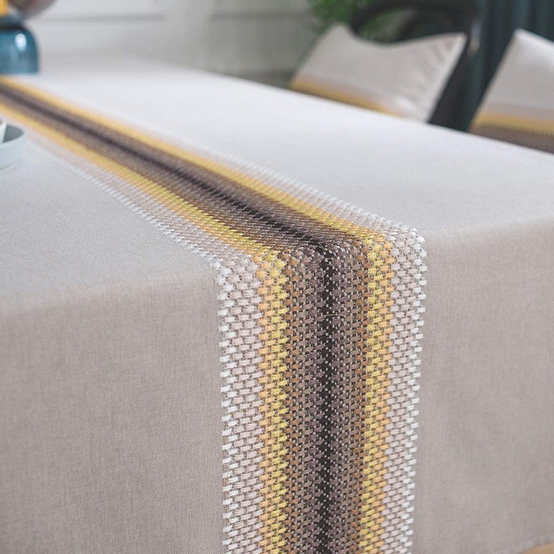 Bringsine Vinyl Rectangle/Oblong Tablecloth PVC Table Cover Oil-Proof/Waterproof Kitchen Dining