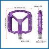 A ABSOPRO 1 Pair Non-Slip Pedals Platform Flat Bicycle Pedals