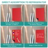 PATIKIL Magnetic Refrigerator Whiteboard Sheets Set of 6 12 x