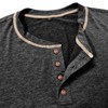 Mens Shirts Long Sleeve Casual Classic Henley Cotton T-Shirts Lightweight
