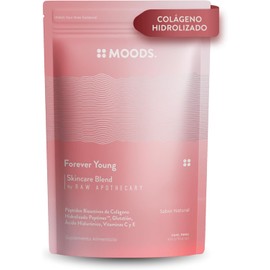 Colágeno Hidrolizado con Ácido Hialurónico + Glutation, Vitaminas C y E - Extracto en Polvo 300 gr - Péptidos de Colágeno - Suplemento 100% Natural y Sin Gluten - Skincare Blend - Forever Young