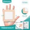 Dimora Silicone Foam Dressing with Border Adhesive 4"x4" Wound Dressing
