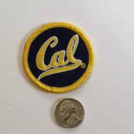 California CAL Golden Bears vintage Embroidered Iron On  patch 2” X 2”