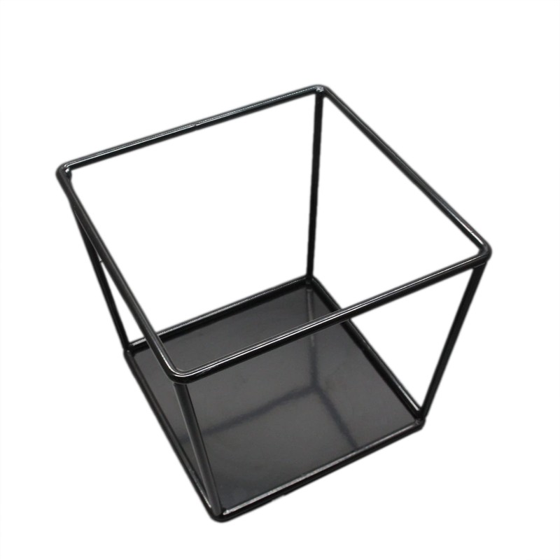 FixtureDisplays® 6" Tall Wire Display Riser - Black 119930-2PK