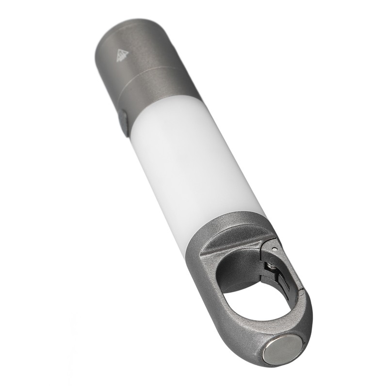 Camping Flashlight USB Charging Telescopic Zoom Function Waterproof 8 Light