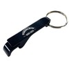 Strongbow Cider Bottle Opener Keychain, Black Hard Plastic with White