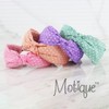Motique Accessories Polka Dot Knotted Headbands for Women (Mint)