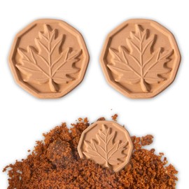 YAFIYGI 2Pcs Brown Sugar Saver with Leaf Brown Sugar Keeper Container Discs Motif for Moisture Long Control During Storage Multi Use for Ideal Baking Natural Moisture Control Softener Alternative