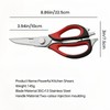 ZHANG XIAO QUAN SINCE 1628 8-in-1 Multi-Function Kitchen Scissors, 30Cr13
